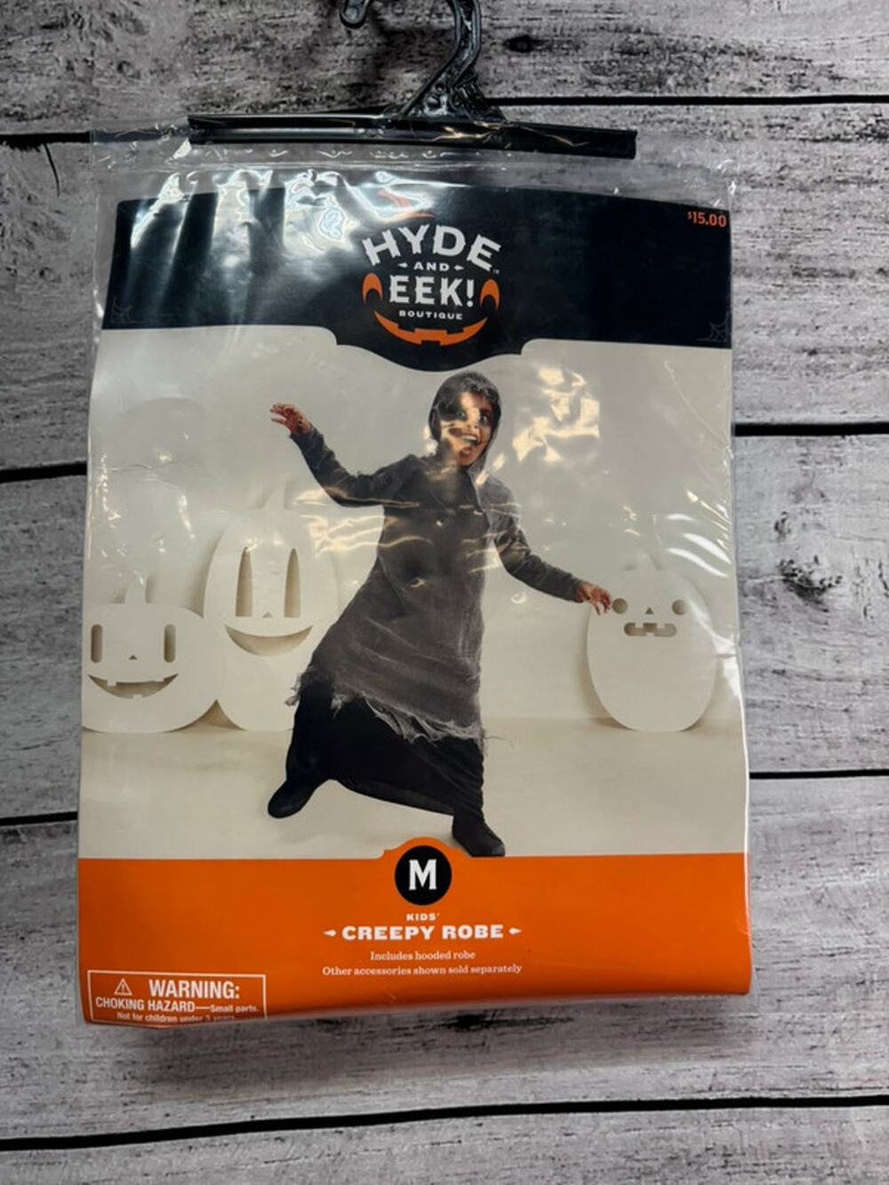 NWT Kids Creepy Robe Halloween Costume - Medium (8)